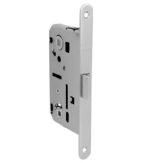 Замок врезной MECCANICO F120.12.51 Wc-95mm сантехнический с ответной планкой и шурупами