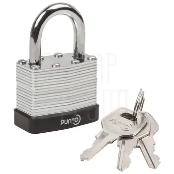 Замок Punto (Пунто) навесной PK-6540 3 key англ.