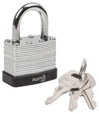 Замок Punto (Пунто) навесной PK-6540 3 key англ.