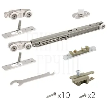 Комплект Armadillo для раздвижных дверей Comfort - PRO SET 3 /soft close+roller/ 80 (A170B)