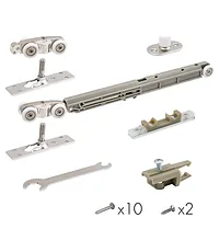 Комплект Armadillo для раздвижных дверей Comfort - PRO SET 3 /soft close+roller/ 80 (A170B)