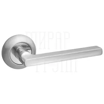 Дверные ручки Renz (Ренц) "Бруно" INDH 18-08 на круглой розетке