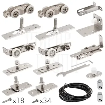 Базовый комплект Armadillo для телескопического открывания дверей Comfort - PRO SET 5 /teleope/ 80 (A172C)