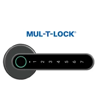 Электронная ручка Mul-T-Lock Smart H03 c отпечатком пальца, по коду, через телефон