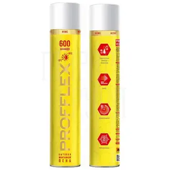 Бытовая монтажная пена PROFFLEX HOME 600 ADVANCED универсальная