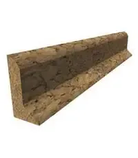 Пробковый погонаж - плинтус Euro широкий 915х60х20 мм (10 шт.)