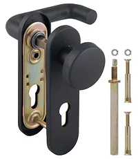 Ручка Fuaro (Фуаро) дверная FP.DH72.043P-KNOB NE (DH-043P-KNOB NE) нейлон квадрат 9x90 мм