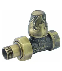 Вентиль Carlo Poletti "Art Deco" запорный прямой 1/2