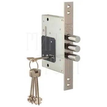 Замок Kale kilit (Кале килит) врезной сувальдный 257/L (тех. упаковка), 5 кл. (кл. 40 мм)