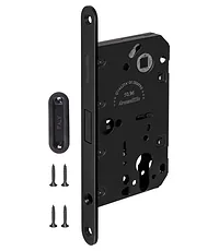 Замок Armadillo (Армадилло) межкомнатный магнитный под цилиндр с ответной планкой GRAVITY G02.196.50.85