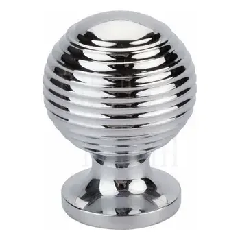 Мебельная ручка-кноб CORONA mod. "0042"(Ø30 мм x H44 mm)