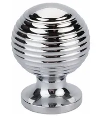 Мебельная ручка-кноб CORONA mod. "0042"(Ø30 мм x H44 mm)