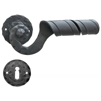 Дверная ручка кованая раздельная Galbusera ART. 26 "SANKT MORITZ"