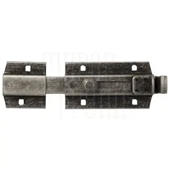 Задвижка стальная усиленная Aldeghi 256 (150 мм) с отверстием для навесного замка