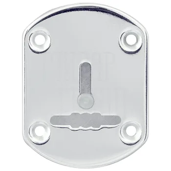 Декоративная Punto (Пунто) накладка ESC021/1-SS-NEW (нержавейка) на сув. замок со шторкой (1 шт.) тех.упак.