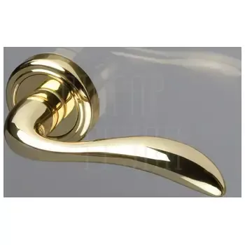 Дверная ручка Extreza "FLEXA" (Флекса) 335 на круглой розетке R01