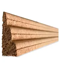 Пробковый погонаж - плинтус 3-х слойный 915х45х18 мм (10 шт.)