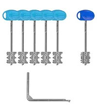 Комплект ключей Mottura (Моттура) для перекодируемых замков с торца двери 91.399/T1 MY KEY (60 мм)