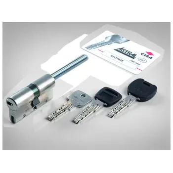 Цилиндровый механизм Cisa (Чиза) ключ-шток ASTRAL S 70 mm (35+10+25)