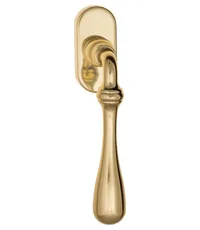 Ручка оконная Fratelli Cattini "RETRO" FW 7 полированная латунь