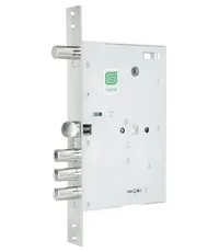 Замок Guardian (Гардиан) врезной сувальдный с задвижкой и защёлкой ЗВ 80.15 TERMO 4 кл. (длин. кл. 59 мм) /128:6050/