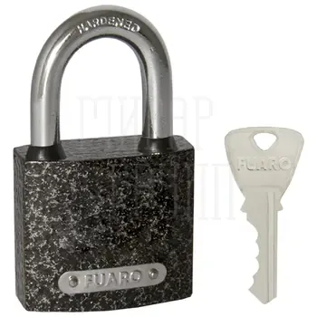 Замок навесной Fuaro (Фуаро) PL-01-32 англ. 3 кл. коробка