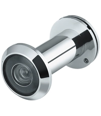 Глазок Ajax (Аякс) дверной оптика пластик DV-1A/40-70 хром (кратно коробке 45 шт)