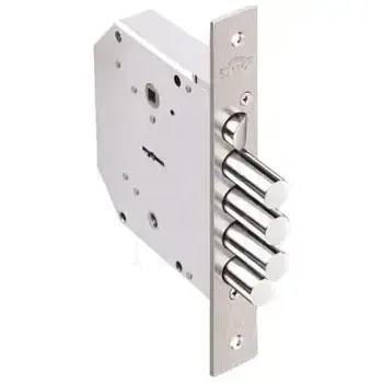 Замок Elbor (Эльбор) врезной сувальдный с задвижкой и защёлкой Гранит 1.06.41 (правый) /00446/