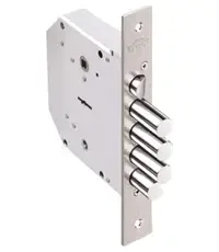 Замок Elbor (Эльбор) врезной сувальдный с задвижкой и защёлкой Гранит 1.06.41 (правый) /00446/