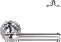 Дверная ручка на розетке PORTA DI PARMA "Impero" полированный хром