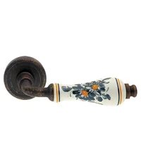 Дверные ручки на круглой розетке Manital "Valencia"