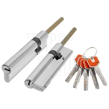 Цилиндровый механизм Fuaro (Фуаро) D-PROTERM507/110 mm (75+10+25) ключ-длинный шток (термошток)