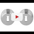 Накладки на овальной розетке под кабинетный ключ Colombo DB 13 BB