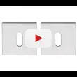 Накладки на квадратной розетке под кабинетный ключ Colombo MM 13