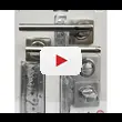 Комплект дверной фурнитуры PUERTO (ручка, завертка, защелка с/у, петли безВР) SET 514-02 2070PL 2S
