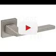 Дверная ручка на прямоугольной розетке Tupai Vision 4140 Q